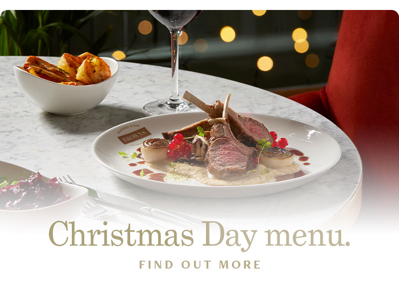 Christmas at Browns Brasserie & Bar in [outlet-town]
